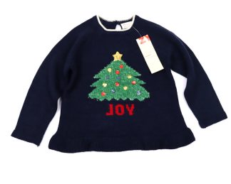 Sweter dziewczęcy świąteczny rozmiar 86