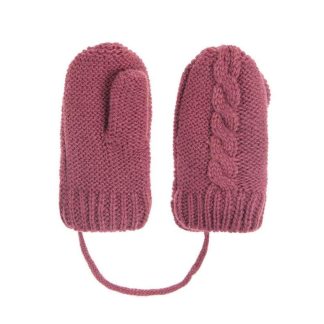 Rękawiczki dziewczęce na sznurku rozmiar 56/68