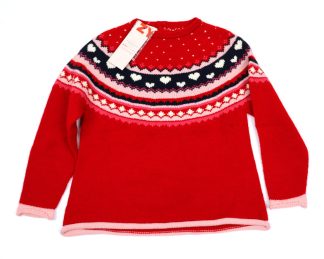 Sweter dziewczęcy rozmiar 104/110