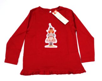 Koszulka dziewczęca motyw świąteczny rozmiar 92