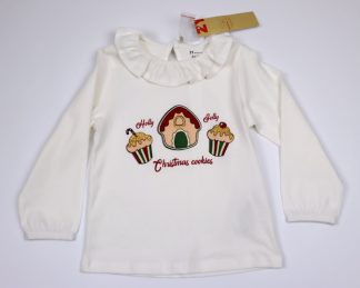 Koszulka dziewczęca motyw świąteczny rozmiar 92