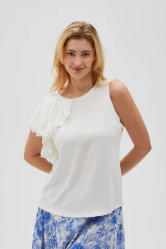 Bluzka damska z falbaną rozmiar M