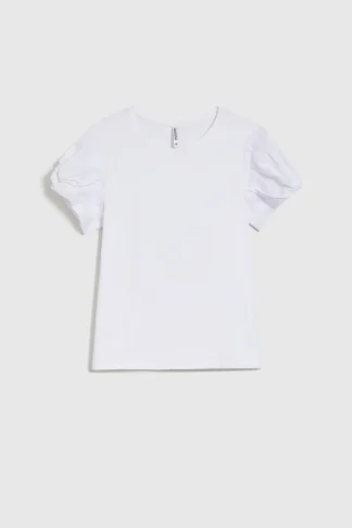 Bluzka damska z bufiastymi rękawami rozmiar M