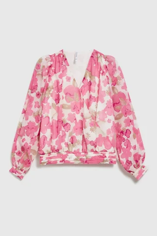 Bluzka damska w kwiaty rozmiar L