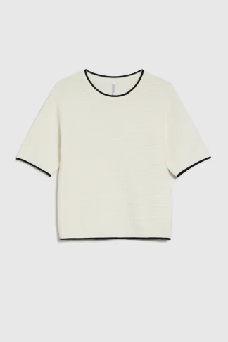 Sweter damski z krótkim rękawem rozmiar XS