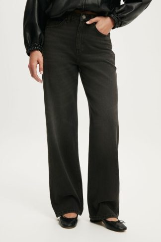 COTTON:ON Jeansy damskie czarne rozmiar 36