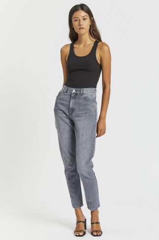 JDr denim jeansy damskie szare rozmiar 28/32
