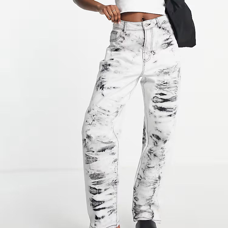 z1 Dr Denim jeansy damskie wysoki stan szare rozmiar 28/28
