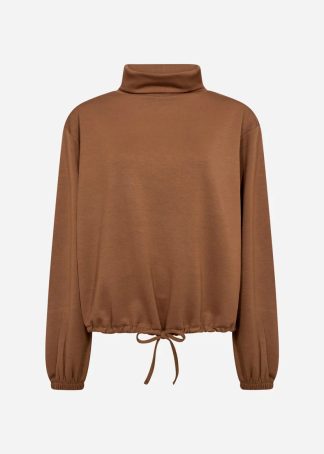 Bluza damska z modalu brąz rozmiar M