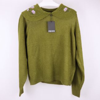 Sweter damski z kołnierzem rozmiar XL