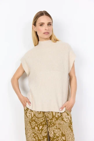 Sweter damski bez rękawów rozmiar L/XL